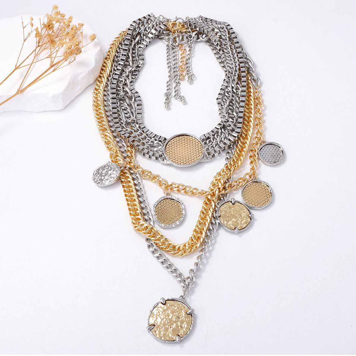 Airy Buttoned Set