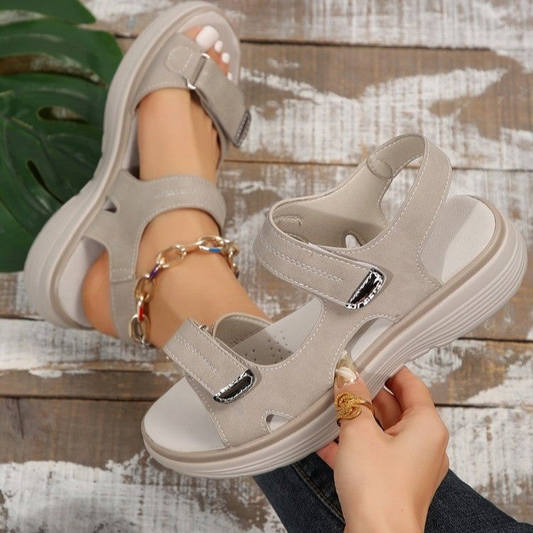Light Metallic Sandals