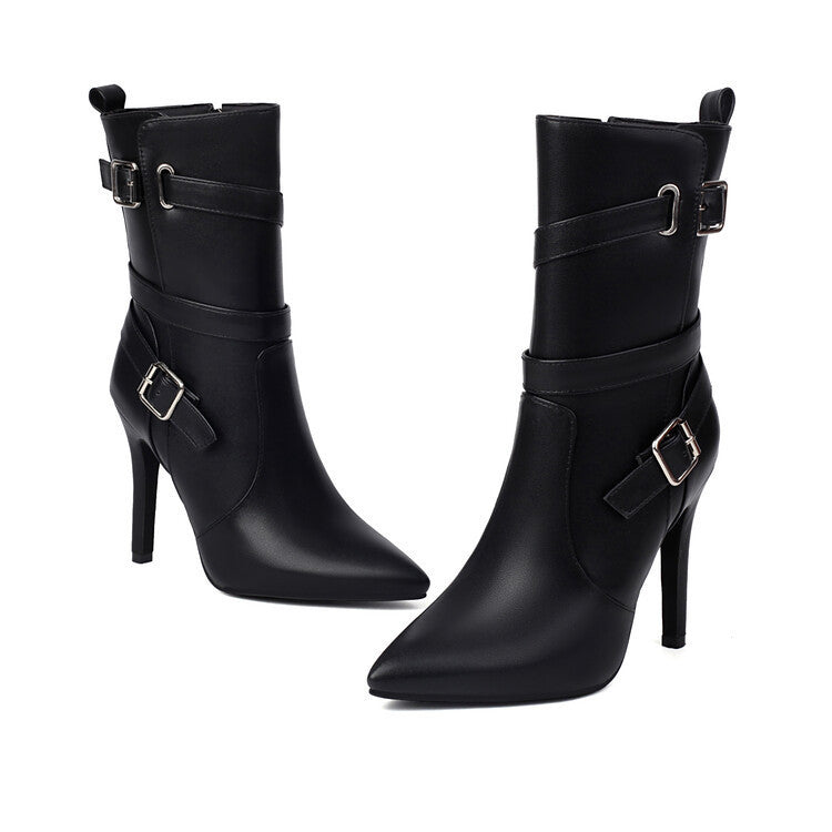 Classic Buckled Boots