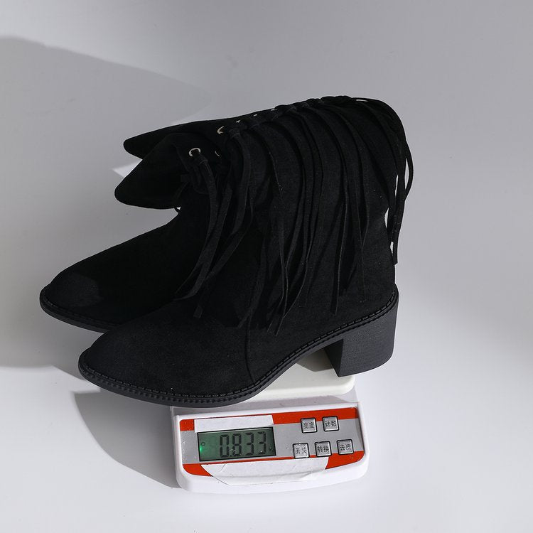 Casual Textured Boots