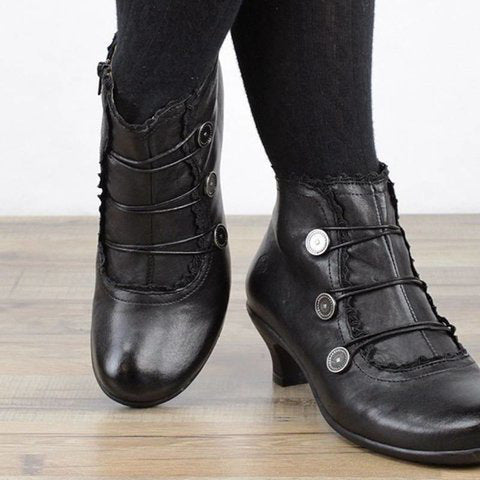 Breezy Block-Heel Boots