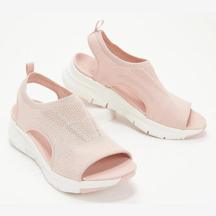 Natural Open-Toe Sandals