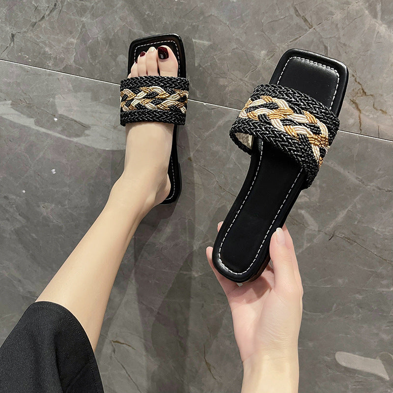 Modern Buckled Sandals