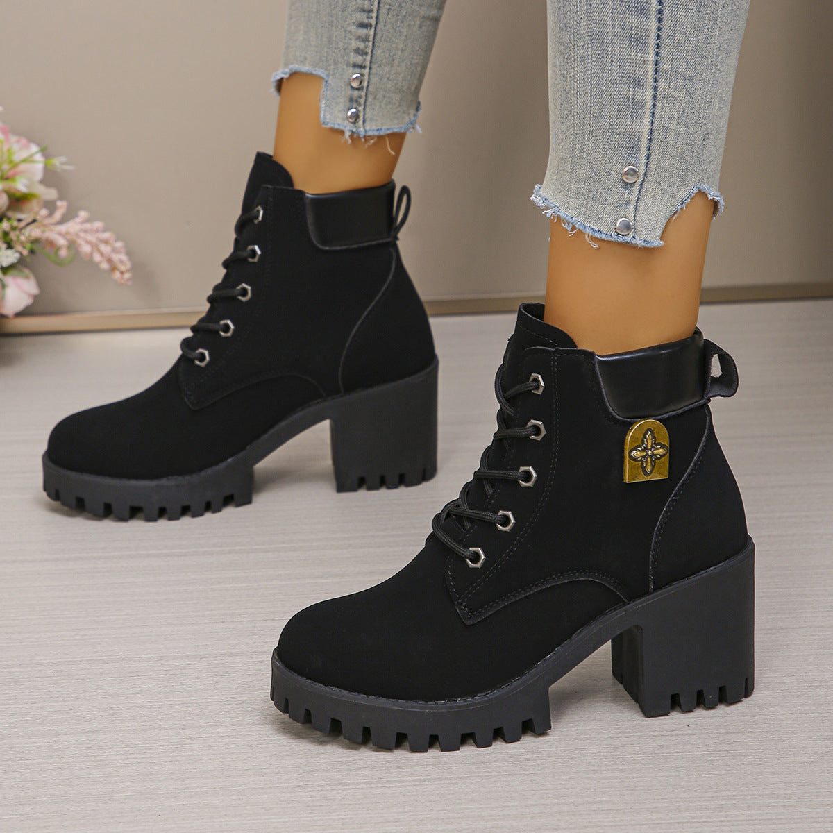 Modern Heeled Boots