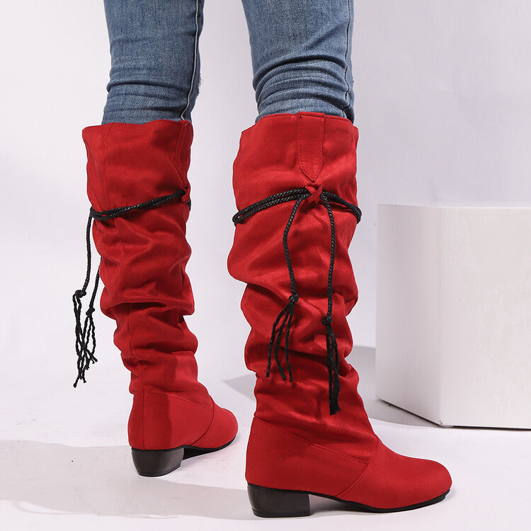Simple Suede Boots