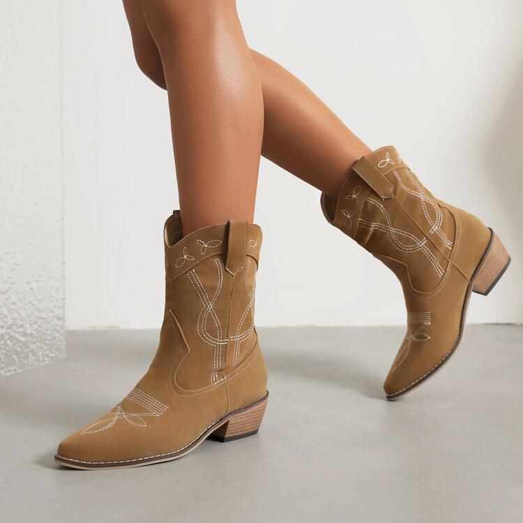 Modern Heeled Boots