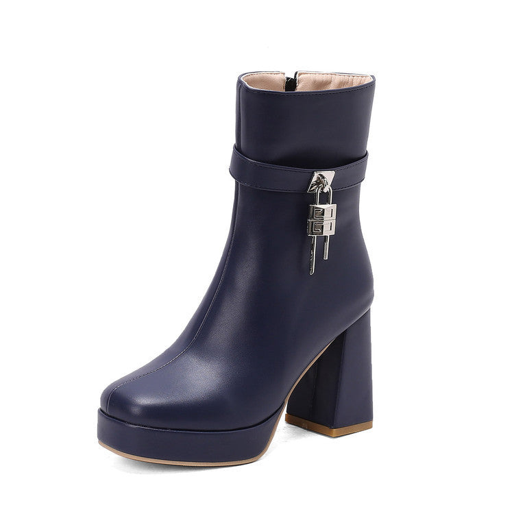 Casual Lug-Sole Boots