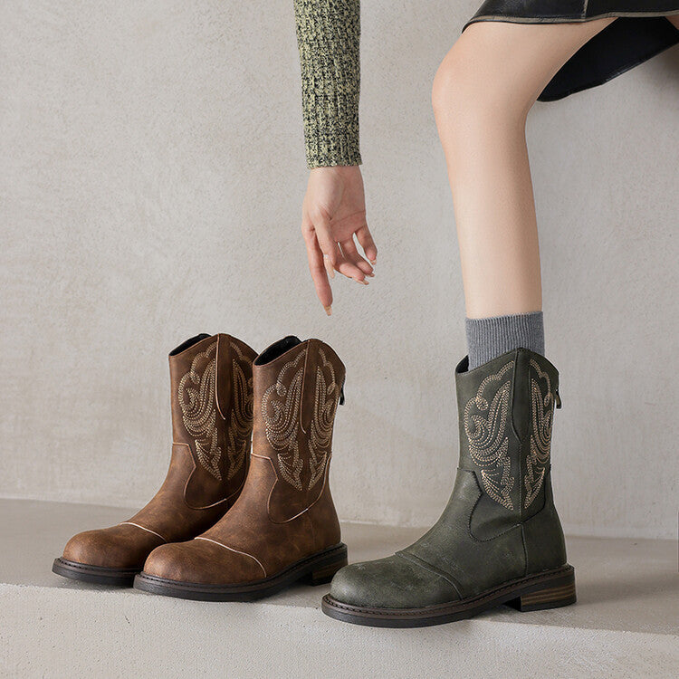 Minimal Faux-Suede Boots