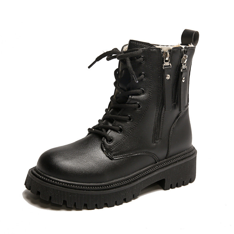 Relaxed Lug-Sole Boots