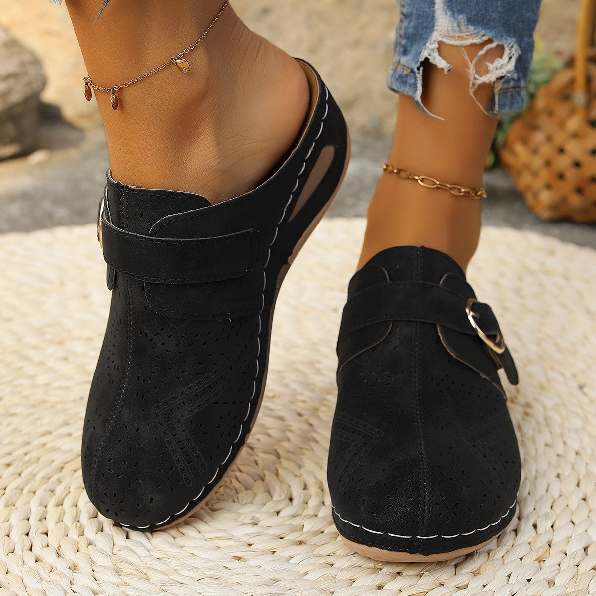 Warm Heeled Sandals