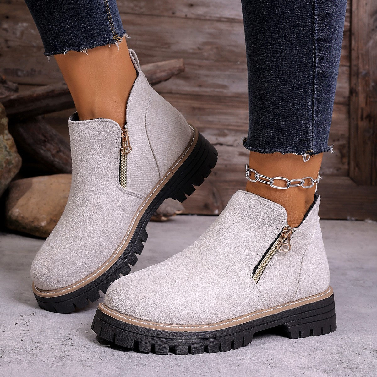 Travel Leather Boots