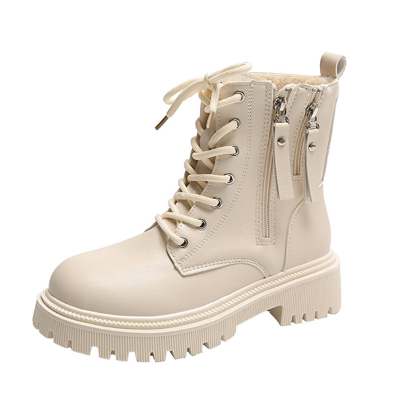 Relaxed Lug-Sole Boots