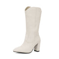 Natural Heeled Boots