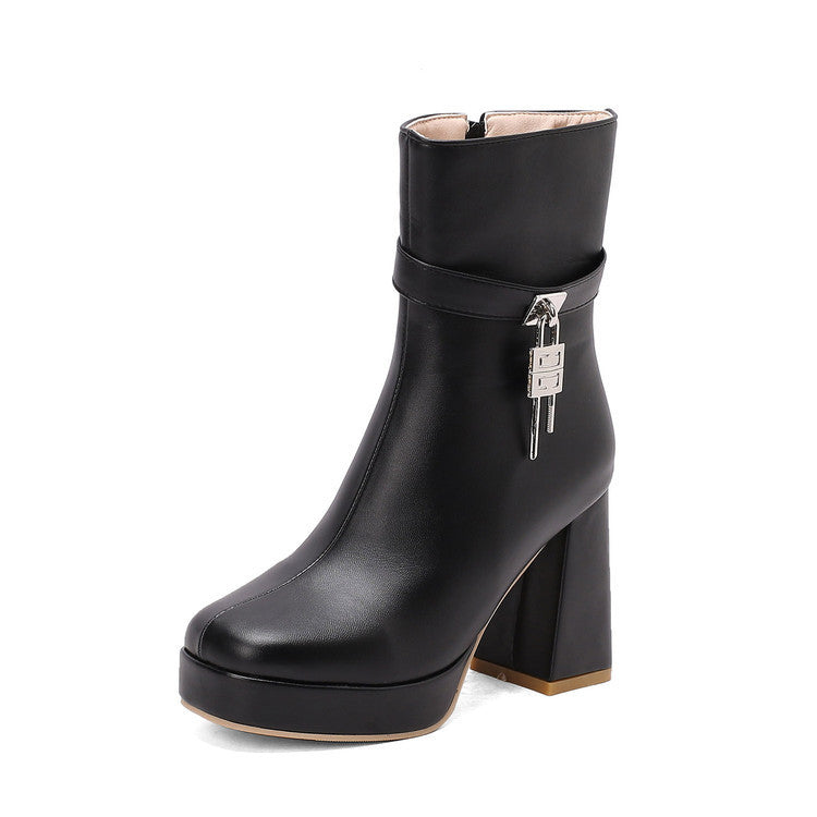 Casual Lug-Sole Boots