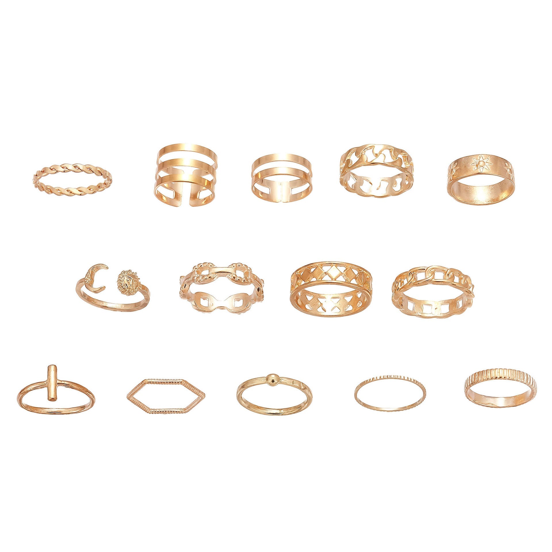 Natural Striped Set