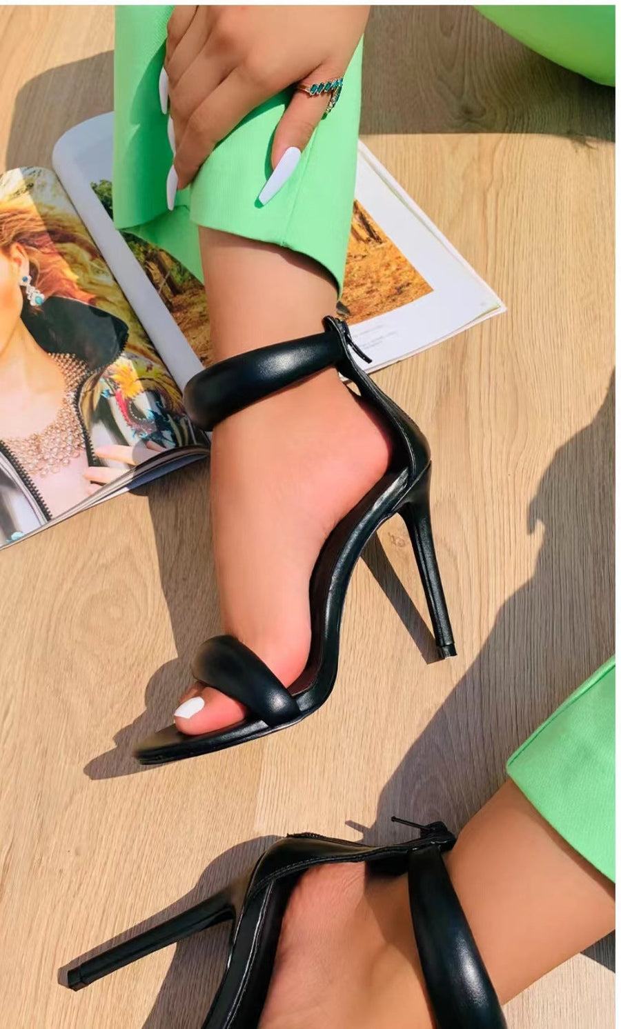 Sunny Lace-Up Sandals