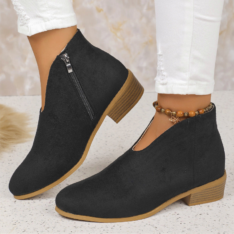 Classic Block-Heel Boots