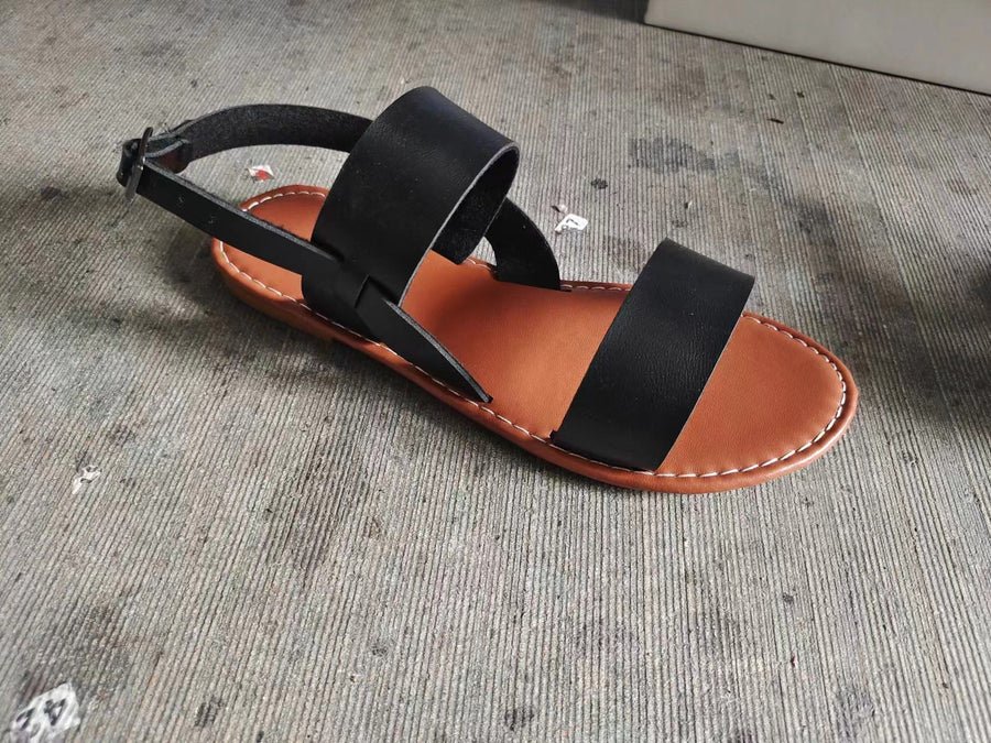 Weekend Buckled Sandals