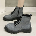 Relaxed Lug-Sole Boots