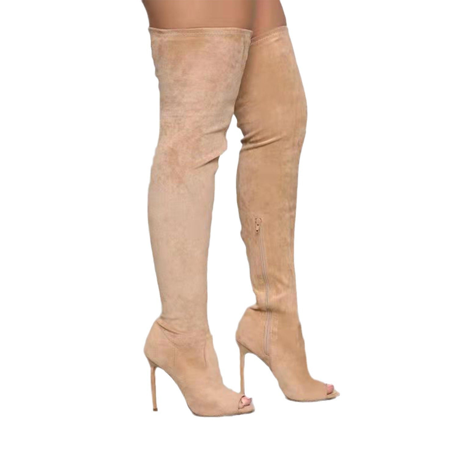 Natural Side-Zip Boots