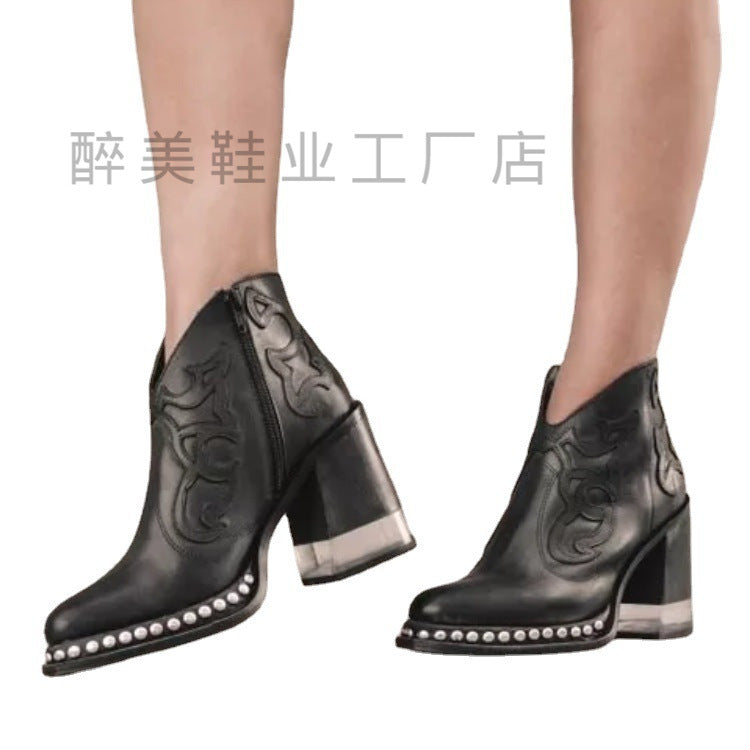 Relaxed Faux-Suede Boots