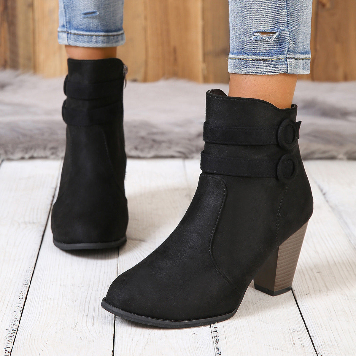 Natural Leather Boots