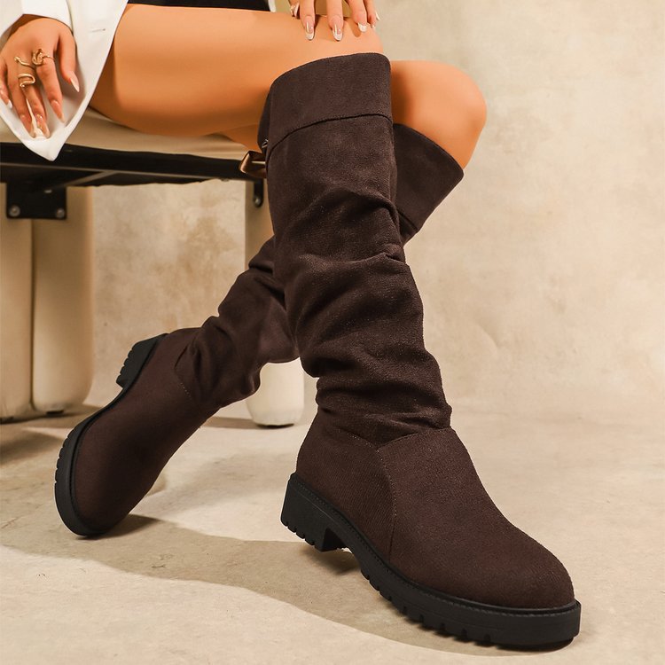 Relaxed Textured Boots