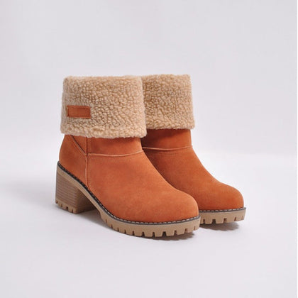 Casual Block-Heel Boots