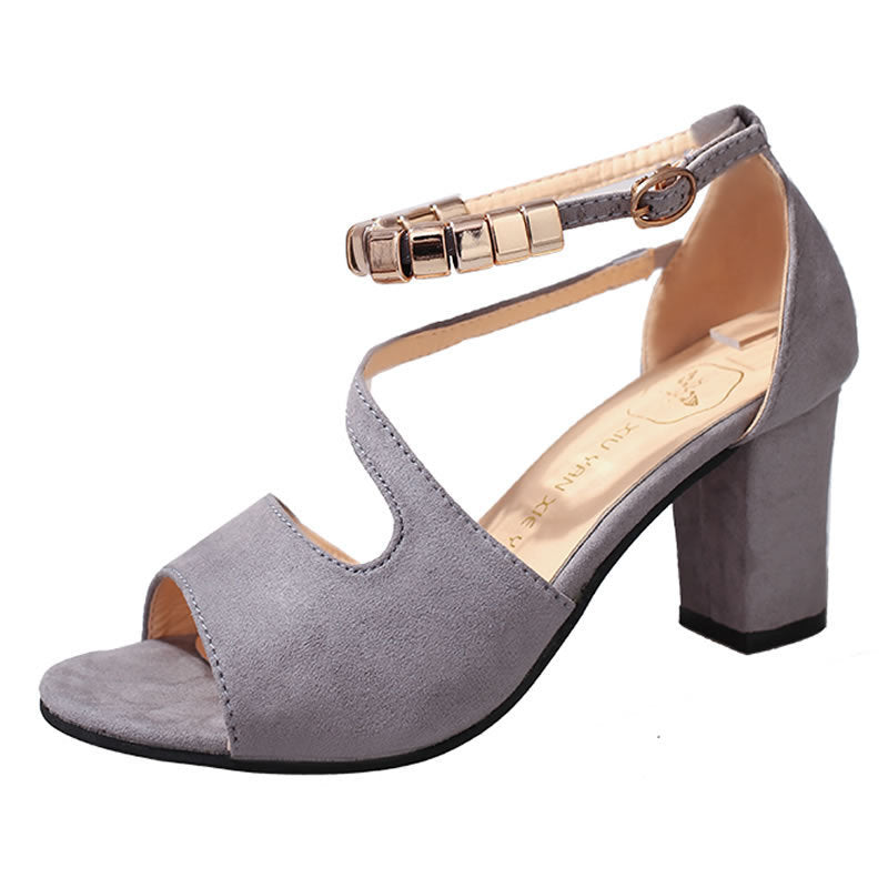 Airy Metallic Sandals