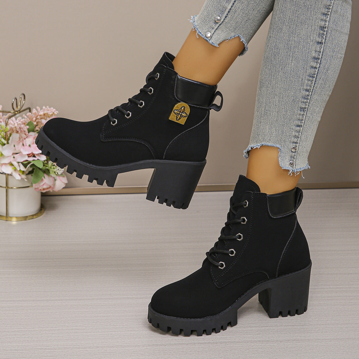 Modern Heeled Boots