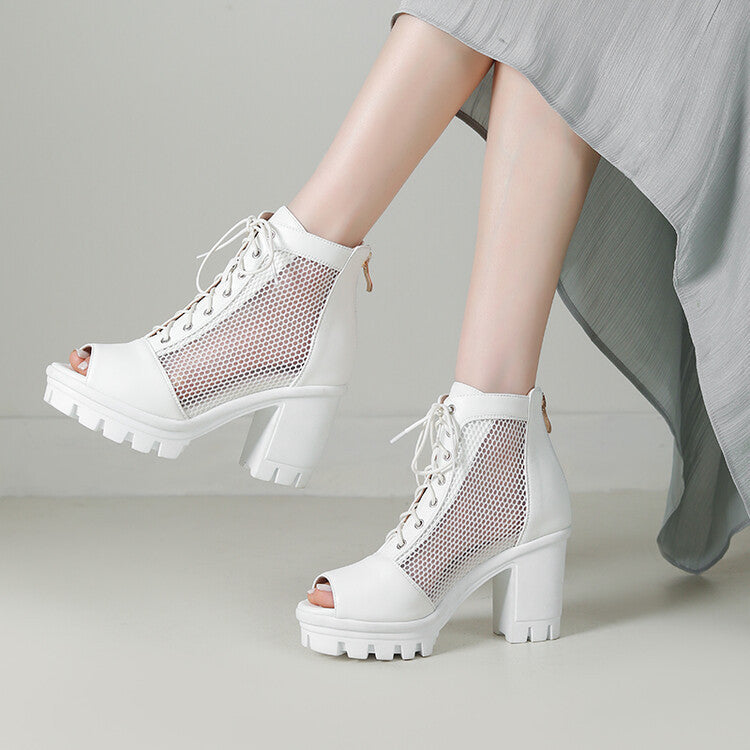 Beach Lace-Up Sandals