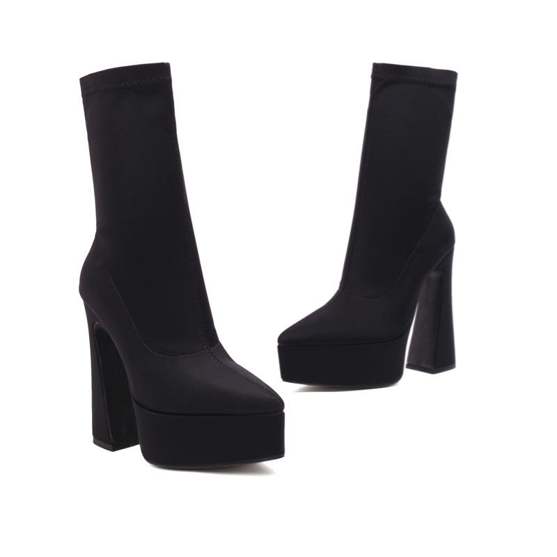 Fresh Block-Heel Boots