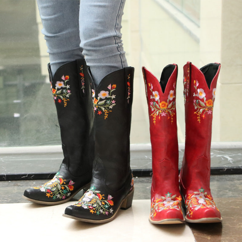 Simple Heeled Boots