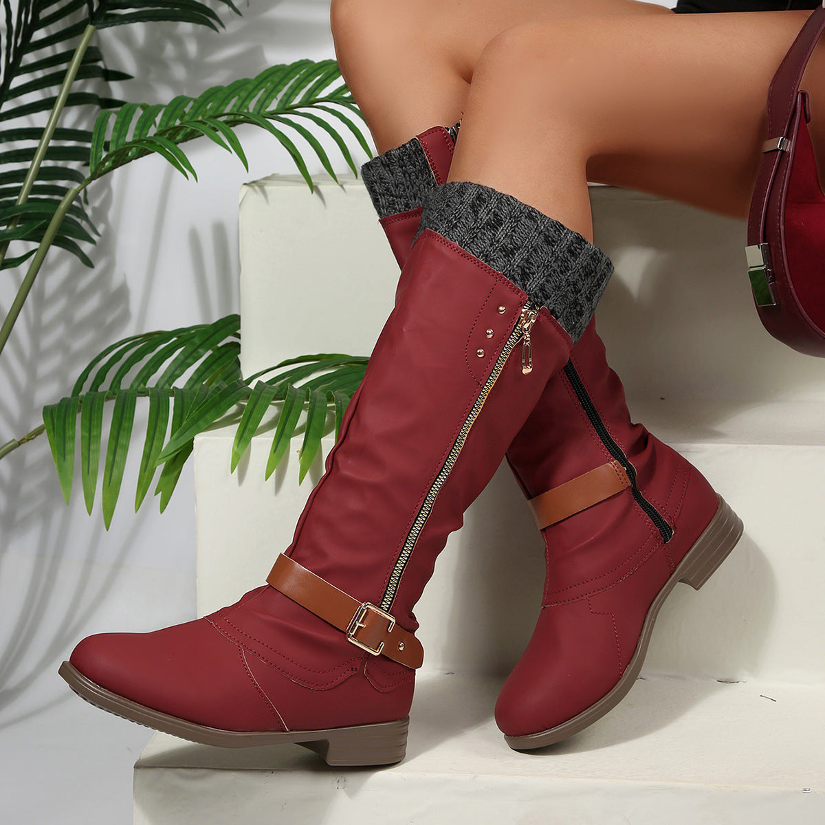 Summer Leather Boots