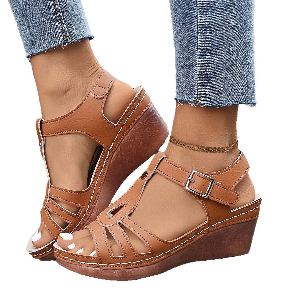 Fresh Lace-Up Sandals