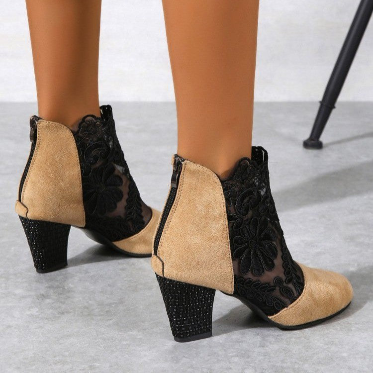 Minimal Zip-Up Boots