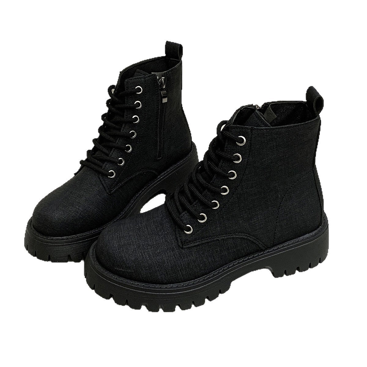 Relaxed Lug-Sole Boots
