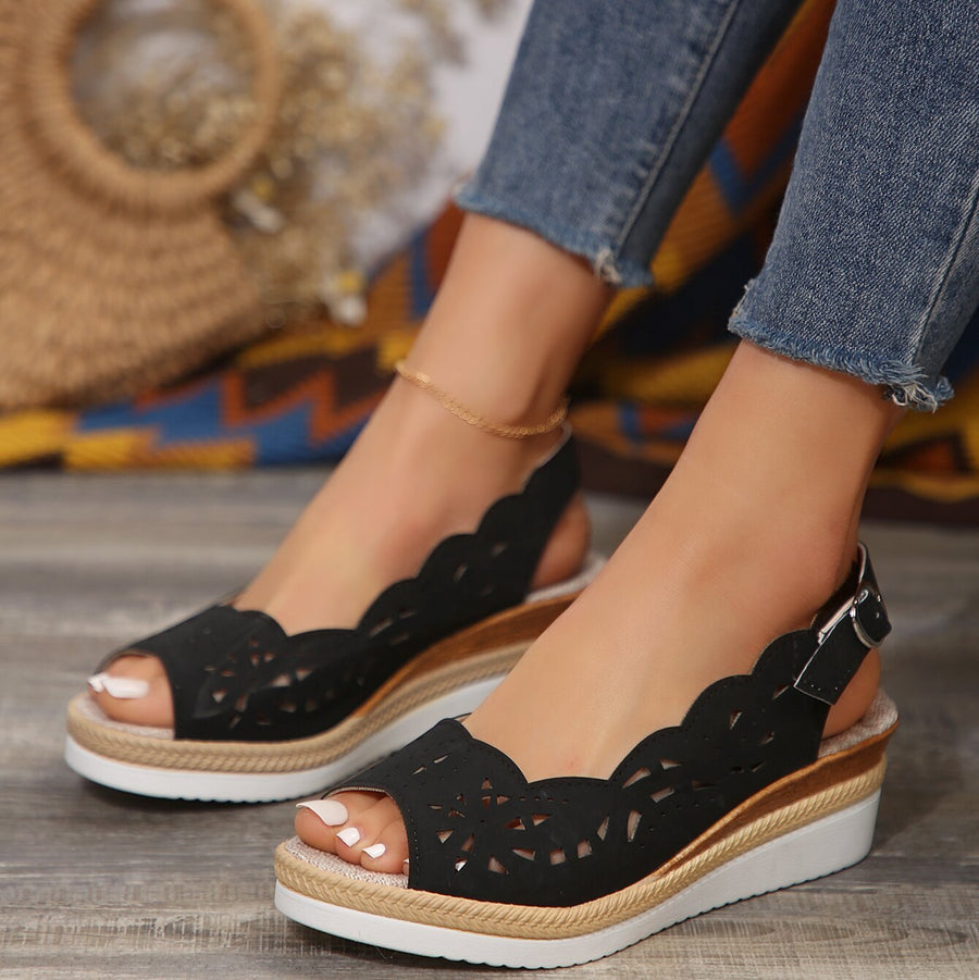 Brunch Buckled Sandals