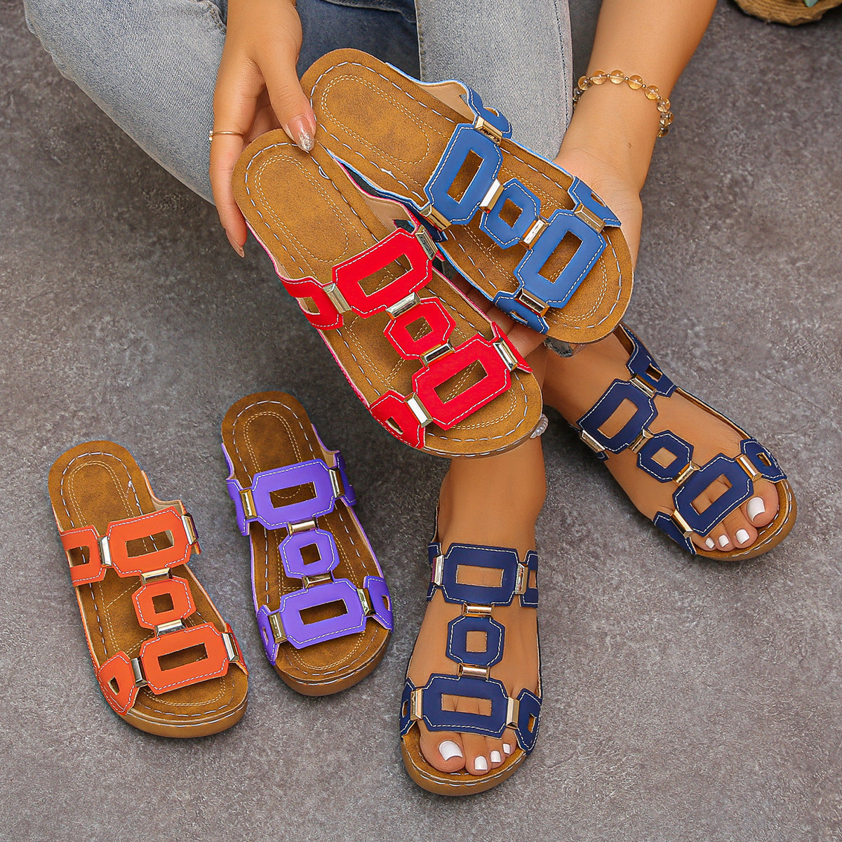 Modern Open-Toe Sandals