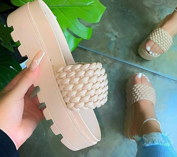 Breezy Raffia Sandals