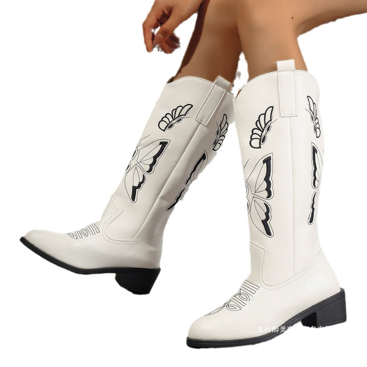 Airy Buckled Boots