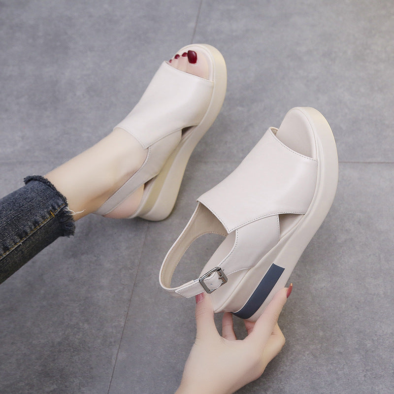 Clean Slip-On Sandals