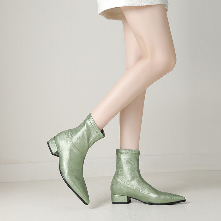 Clean Faux-Suede Boots
