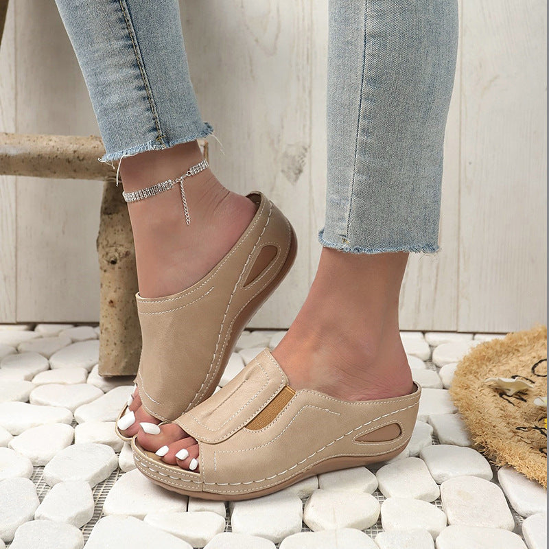 Breezy Lace-Up Sandals