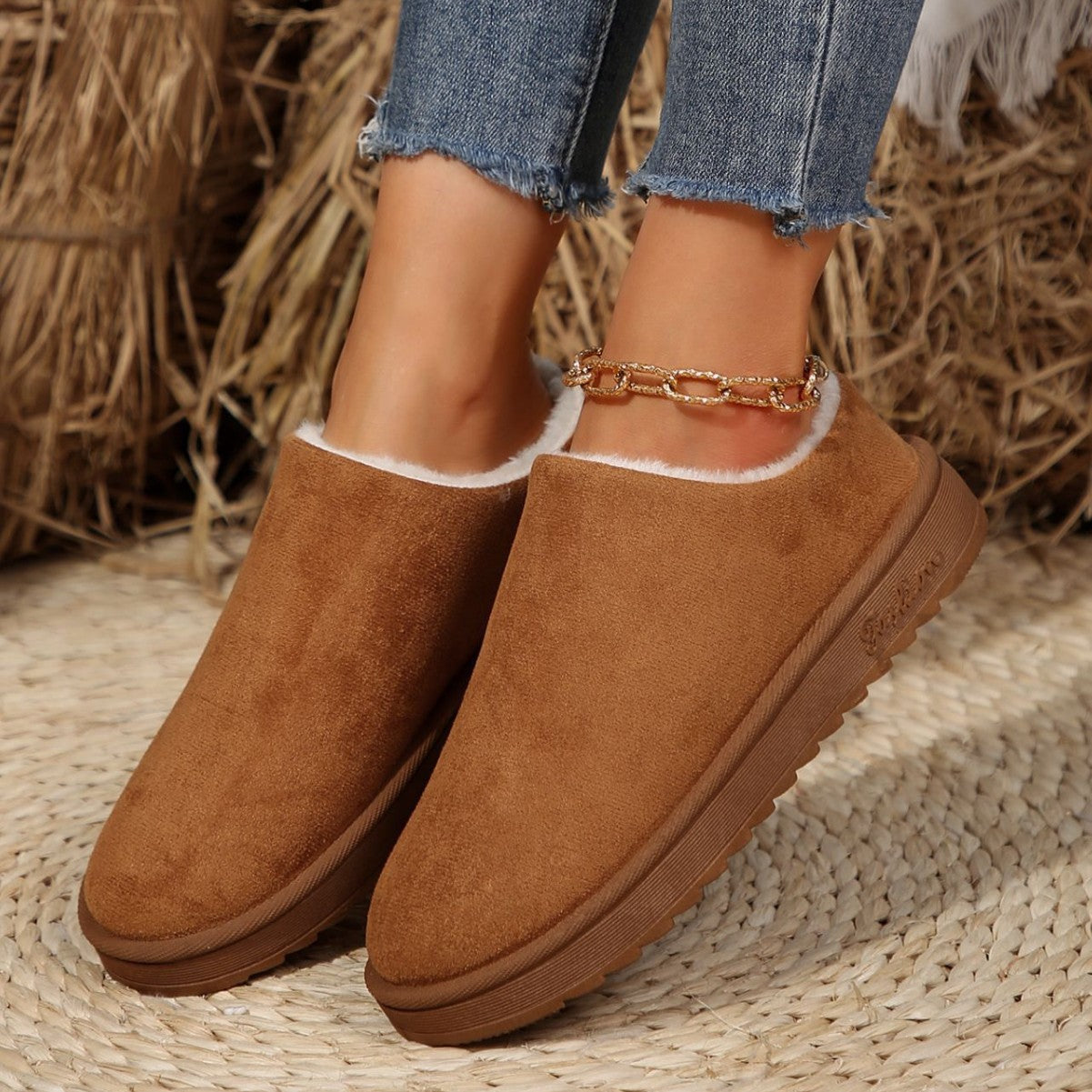 Natural Ankle Boots