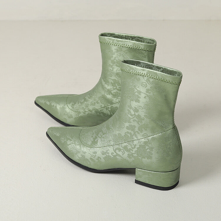 Clean Faux-Suede Boots