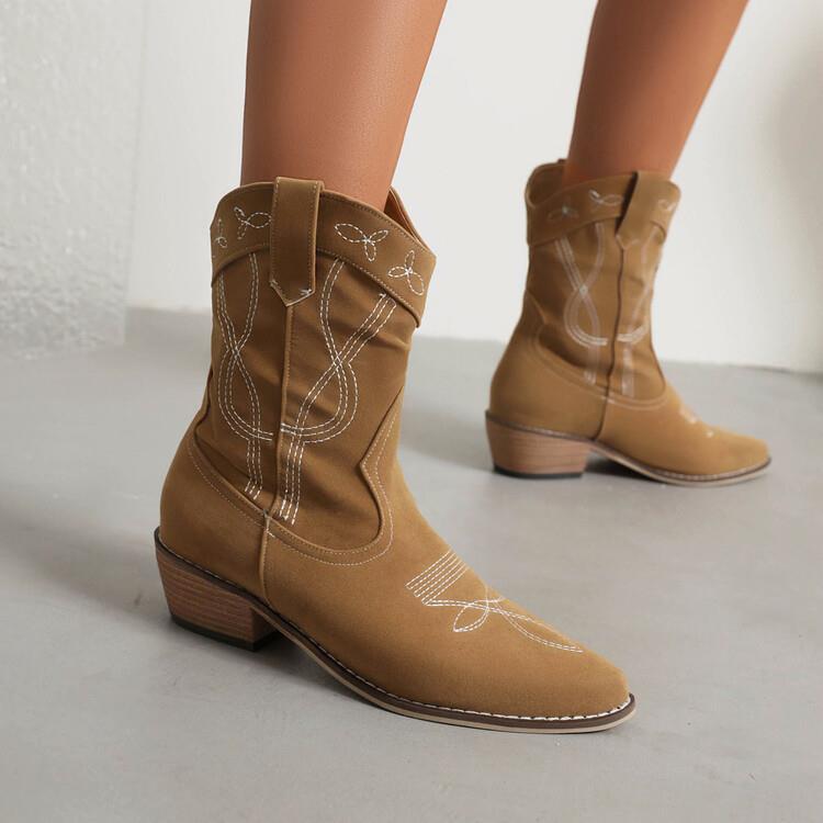 Modern Heeled Boots