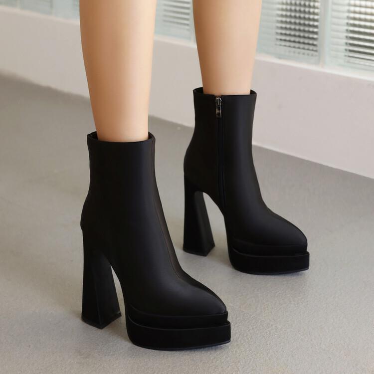 Natural Pointed Boots