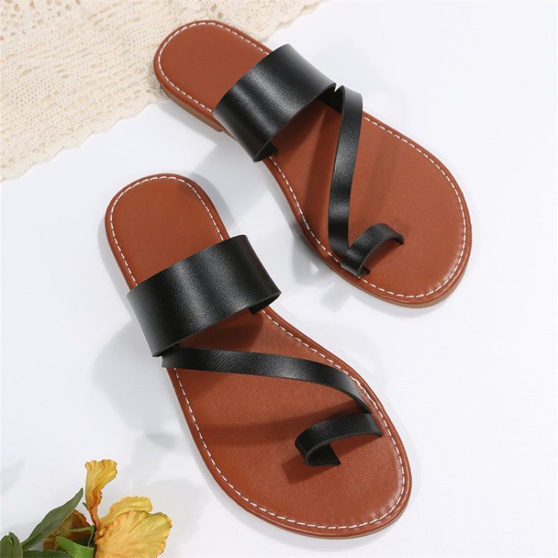Walking Metallic Sandals
