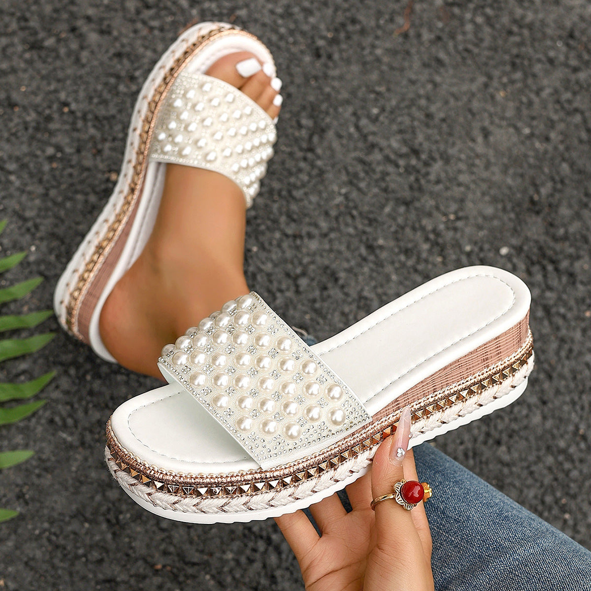 Light Cork Sandals